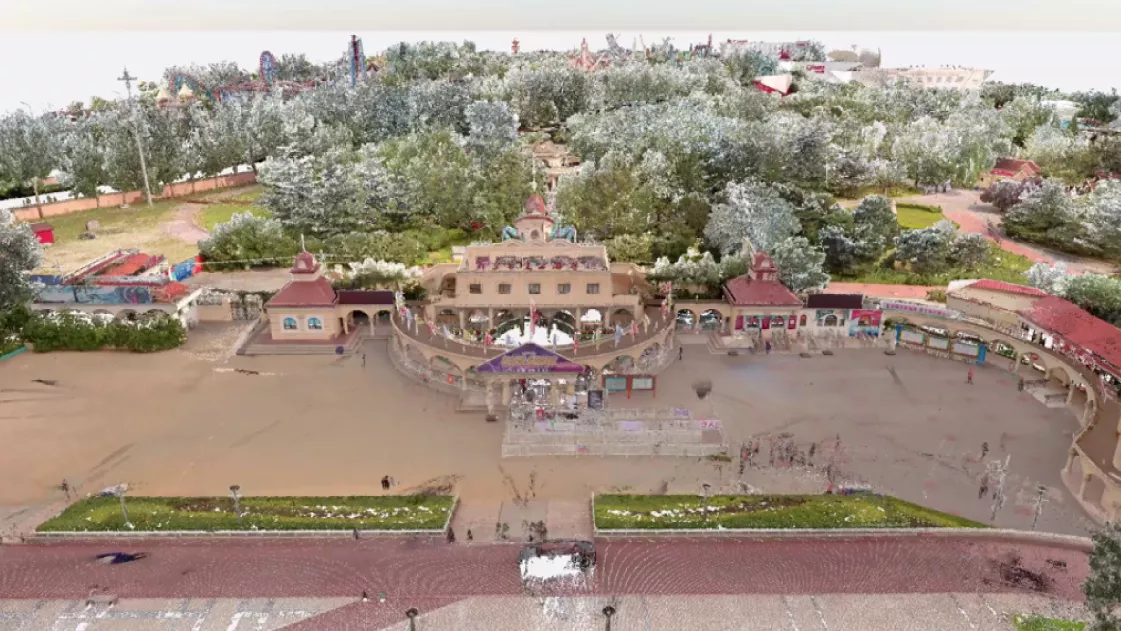 实景三维（石景山游乐园激光点云）